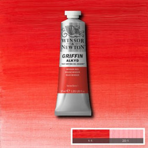 Winsor & Newton Griffin Alkyd Colour - 37 ml tube - Winsor Red