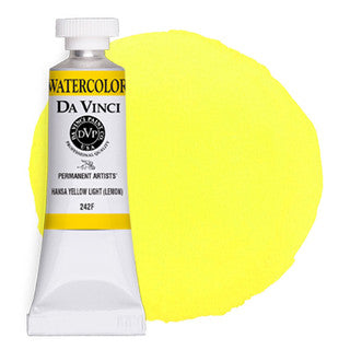 Da Vinci Paint Artists' Watercolour - 15 ml tube - Hansa Yellow Light