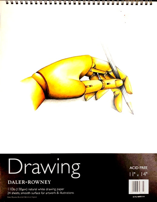 Daler Rowney Spiral bound Drawing Pad - 14" x 17"