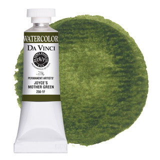 Da Vinci Paint Artists' Watercolour - 15 ml tube - Joyce's Mother Green