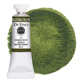 Da Vinci Paint Artists' Watercolour - 15 ml tube - Joyce's Mother Green