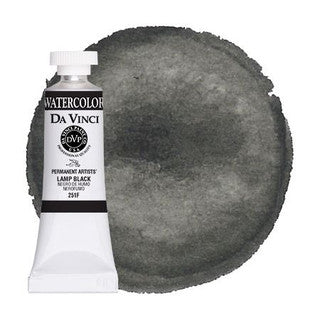 Da Vinci Paint Artists' Watercolour - 15 ml tube - Lamp Black