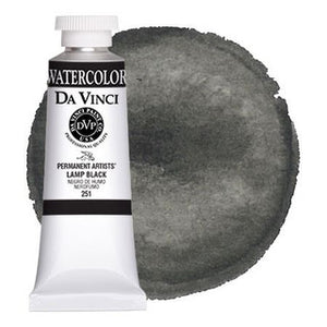 Da Vinci Paint Artists' Watercolour - 37 ml tube - Lamp Black