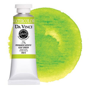 Da Vinci Paint Artists' Watercolour - 37 ml tube - Leaf Green