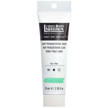 Liquitex Heavy Body Acrylic - 2 oz. tube - Light Phthalocyanine Green