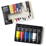 Liquitex BASICS 6 Tube Acrylic Colour Starter Set - 6 x 118ml tubes
