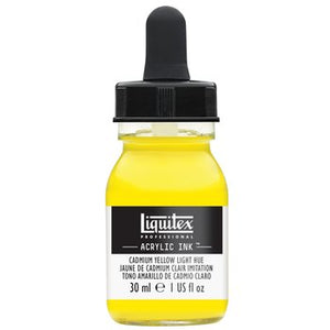 Liquitex Acrylic Ink  - 1 oz. bottle - Cadmium Yellow Light Hue