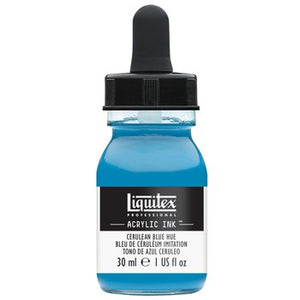Liquitex Acrylic Ink  - 1 oz. bottle - Cerulean Blue Hue