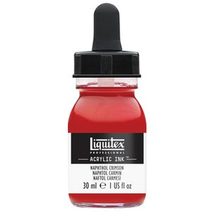 Liquitex Acrylic Ink  - 1 oz. bottle - Napthol Crimson