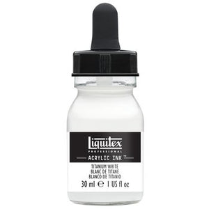 Liquitex Acrylic Ink  - 1 oz. bottle - Titanium White