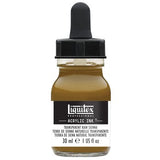 Liquitex Acrylic Ink  - 1 oz. bottle - Transparent Raw Sienna