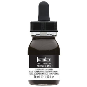 Liquitex Acrylic Ink  - 1 oz. bottle - Transparent Raw Umber