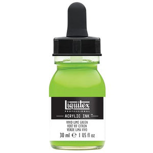 Liquitex Acrylic Ink  - 1 oz. bottle - Vivid Lime Green