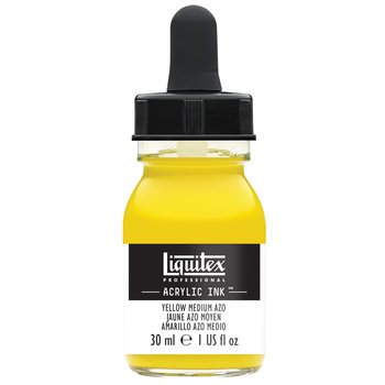 Liquitex Acrylic Ink  - 1 oz. bottle - Yellow Medium Azo