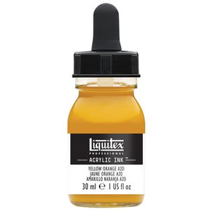 Liquitex Acrylic Ink  - 1 oz. bottle - Yellow Orange Azo