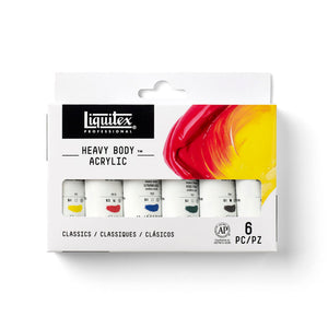 Liquitex Professional Classic Beginner 6 - 6 x 22 ml Heavy Body Acrylic Artist Colours
