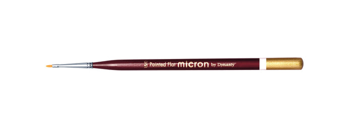 Dynasty Micron Pointed Flat Brush - 15/0