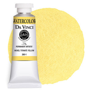 Da Vinci Paint Artists' Watercolour - 37 ml tube - Nickel Titanate Yellow