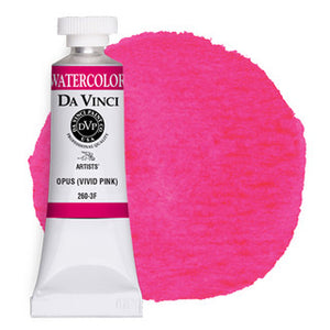 Da Vinci Paint Artists' Watercolour - 15 ml tube - Opus (Vivid Pink)