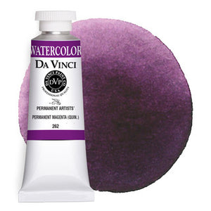 Da Vinci Paint Artists' Watercolour - 37 ml tube - Permanent Magenta (Quinacridone)