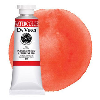 Da Vinci Paint Artists' Watercolour - 37 ml tube - Permanent Red