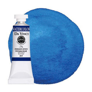 Da Vinci Paint Artists' Watercolour - 15 ml tube - Phthalo Blue