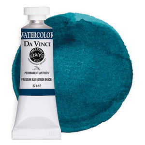 Da Vinci Paint Artists' Watercolour - 15 ml tube - Prussian Blue (Green Shade)