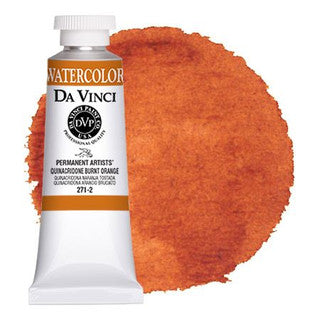 Da Vinci Paint Artists' Watercolour - 37 ml tube - Quinacridone Burnt Orange
