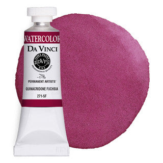 Da Vinci Paint Artists' Watercolour - 15 ml tube - Quinacridone Fuschia