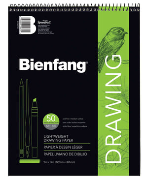 Bienfang Lightweight Drawing Paper Pad - 9" x 12"
