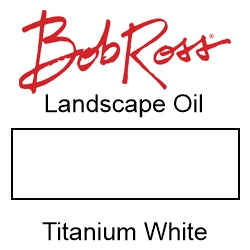 Bob Ross Landscape Oil Paint 200 ml tube - Titanium White
