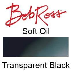 Bob Ross Soft Oil Transparent Black - 37 ml tube