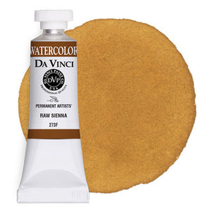 Da Vinci Paint Artists' Watercolour - 15 ml tube - Raw Sienna