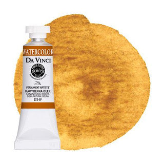 Da Vinci Paint Artists' Watercolour - 15 ml tube - Raw Sienna Deep