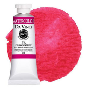 Da Vinci Paint Artists' Watercolour - 37 ml tube - Rose Madder (Quinacridone)