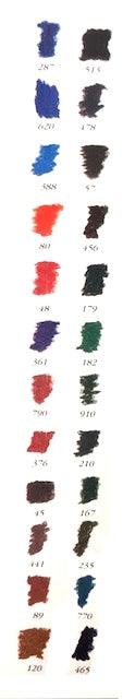 Sennelier Extra Soft Pastel 24 Full Stick Dark Colours Set