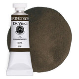 Da Vinci Paint Artists' Watercolour - 15 ml tube - Sepia