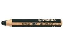 Stabilo Woody 3 in 1 Pencil - Black