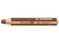 Stabilo Woody 3 in 1 Pencil - Brown