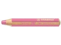 Stabilo Woody 3 in 1 Pencil - Pink