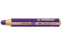 Stabilo Woody 3 in 1 Pencil - Violet