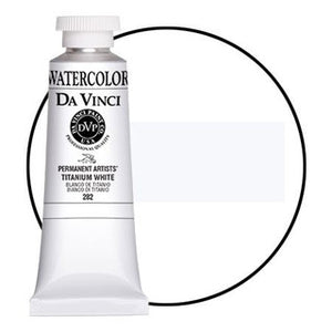 Da Vinci Paint Artists' Watercolour - 37 ml tube - Titanium White