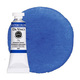 Da Vinci Paint Artists' Watercolour - 15 ml tube - Ultramarine (Green Shade)