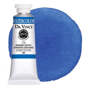 Da Vinci Paint Artists' Watercolour - 37 ml tube - Ultramarine (Green Shade)