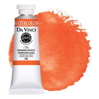 Da Vinci Paint Artists' Watercolour - 37 ml tube - Vermillon (Hue)