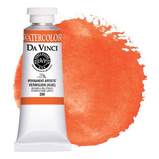 Da Vinci Paint Artists' Watercolour - 37 ml tube - Vermillon (Hue)