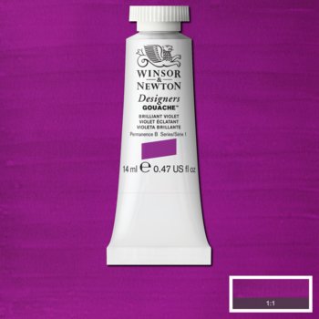 Winsor & Newton Designers Gouache - 14 ml tube - Brilliant Violet
