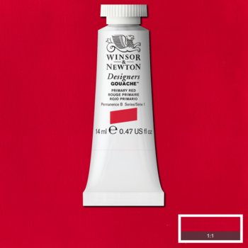 Winsor & Newton Designers Gouache - 14 ml tube - Primary Red