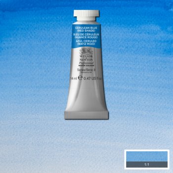 Winsor & Newton Professional Watercolour - 14 ml tube - Cerulean Blue (Red Shade)
