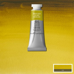 Winsor & Newton Professional Watercolour - 14 ml tube - Green Gold
